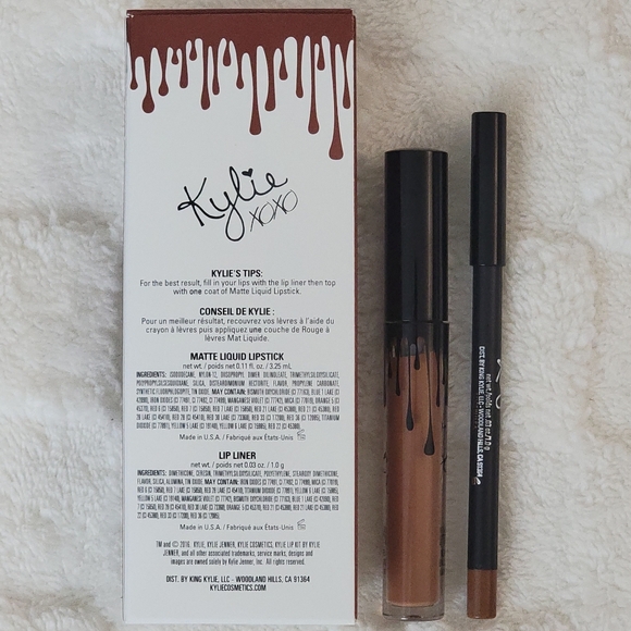 *BNIB* Kylie Cosmetics Matte Liquid Lipstick Kit in shade Brown Sugar - Picture 2 of 3